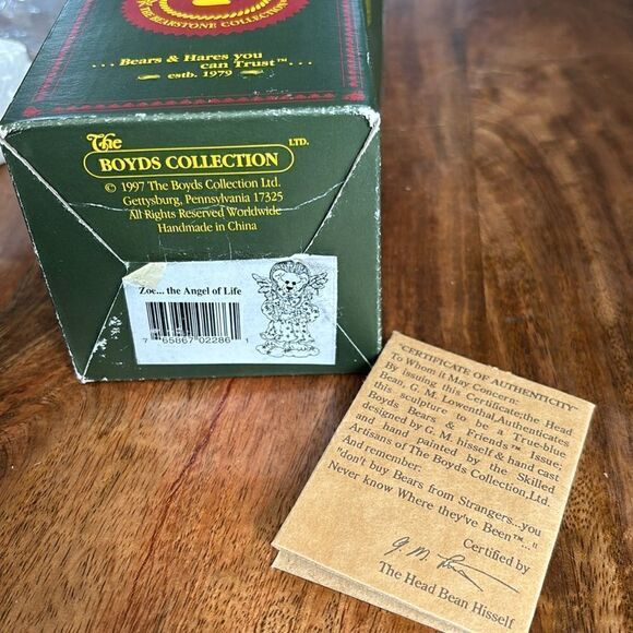Boyds Bears & Friends Zoe…Angel of Life 2286, 1997 - Picture 5 of 8